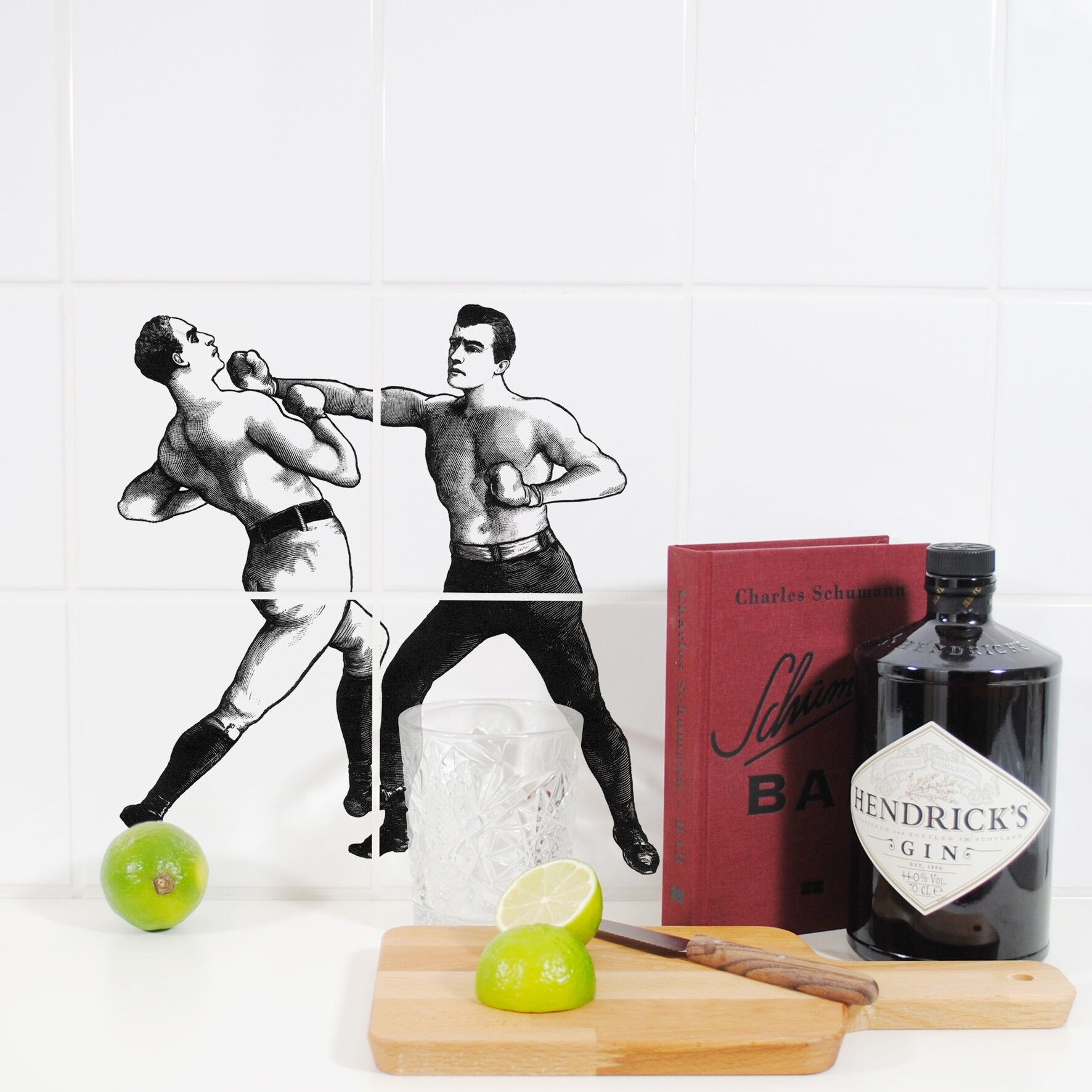 Box Gym - pegatinas para azulejos