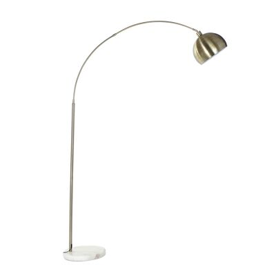 Lampada da Terra in Metallo Marmo 36X110X195 Oro LA207349