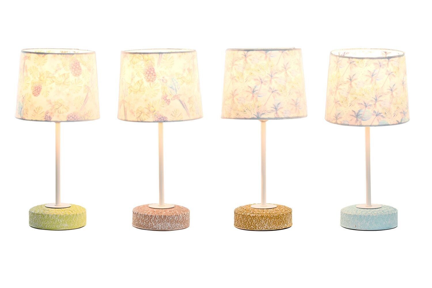 Lampada da tavolo in ceramica 16x16x33 4 assortiti. LA202285