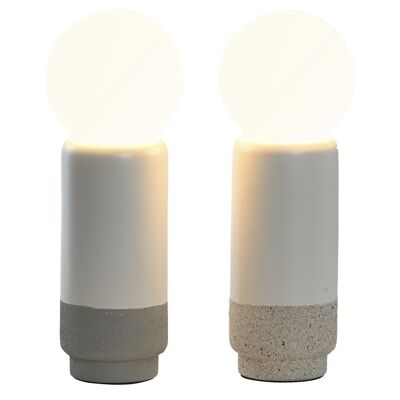 Ceramic Table Lamp 10X10X26 G9 2 Assortment. LA202289