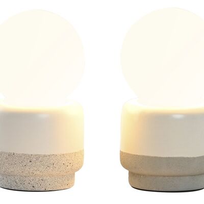 Ceramic Table Lamp 10X10X18 G9 2 Assortment. LA202290
