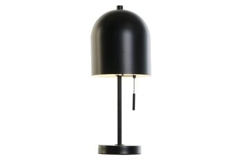 LAMPE DE TABLE MÉTAL 18X18X44 CHAMPIGNON NOIR LA207927 1