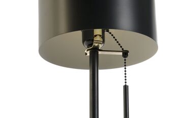 LAMPE DE TABLE MÉTAL 18X18X44 CHAMPIGNON NOIR LA207927 2