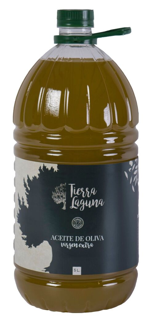 Garrafa 5 Litros Aceite de Oliva Virgen Extra. Variedad Arbequina (Caja de 3 unidades)