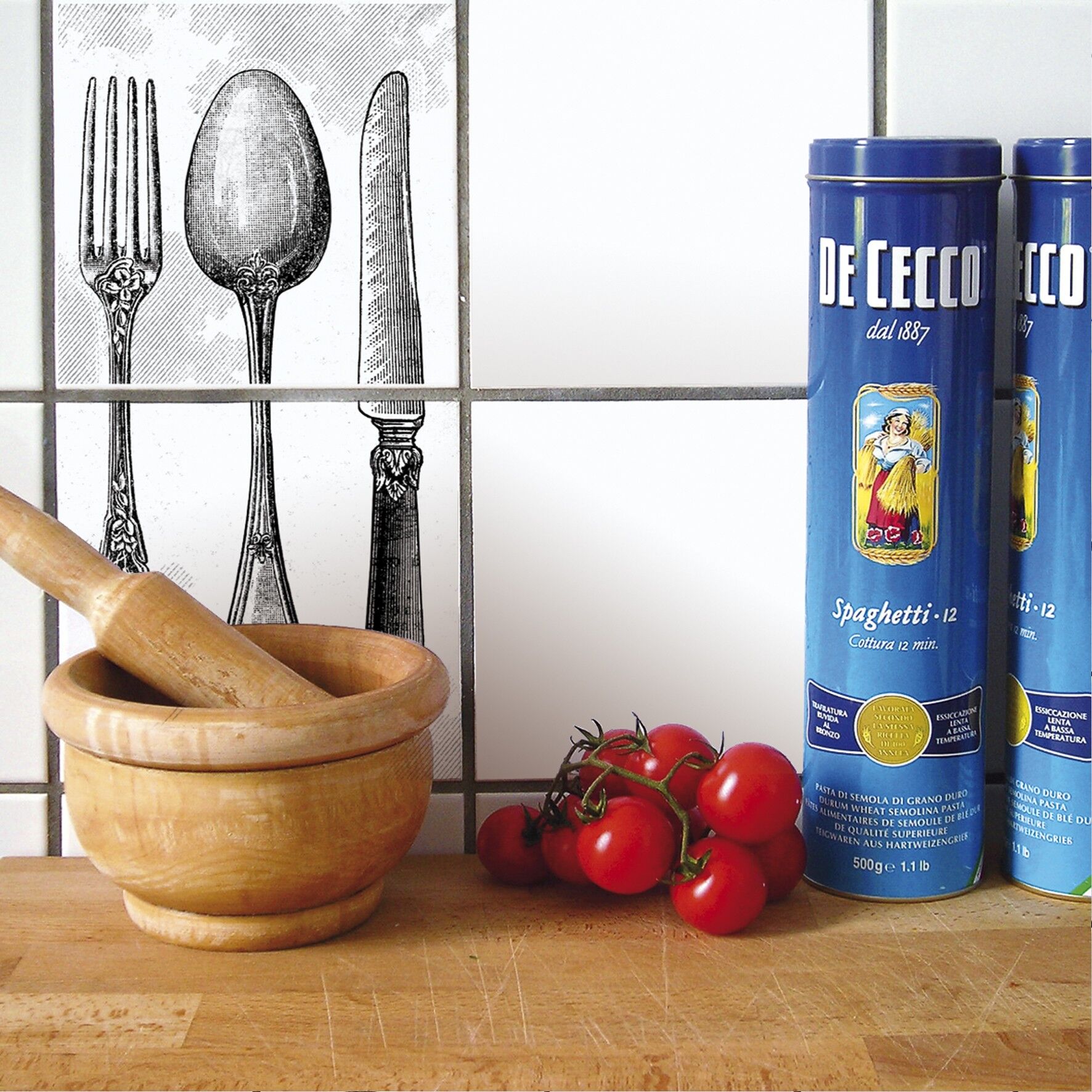 Silver - stickers for tiles