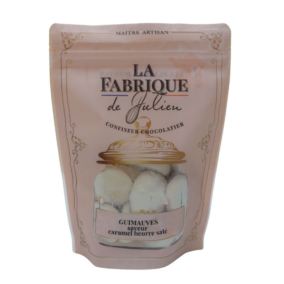 Salted Caramel Flavored Marshmallows - 100g - La Fabrique de Julien