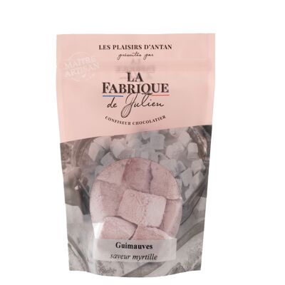 Handgefertigte Marshmallows mit Blaubeergeschmack – 120 g – La Fabrique de Julien