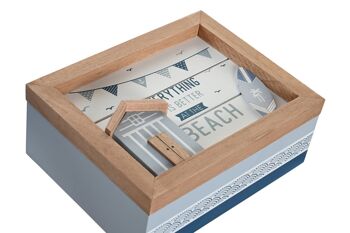 COFFRET SET 2 MDF 24X16X10 BLANC LM203815 2