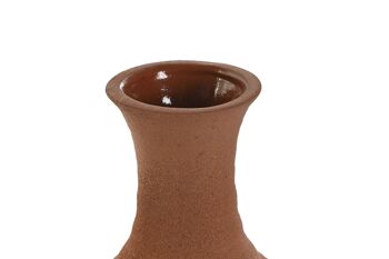 VASE CERAMIQUE 11,3X11,3X25,6 BLANC LD206233 2