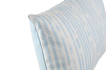 COUSSIN POLYESTER 50X15X30 000 GR. RAYURES BLEUES LM203997 2