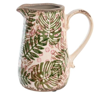 STONEWARE JUG 17X12X18,5 WHITE SHEETS LD204751