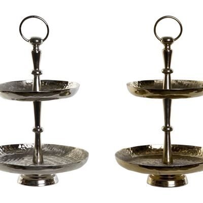 COUPE A FRUITS ALUMINIUM 22X22X31 2 ÉTAGES FERRAILLE 2 SURT. LD207715