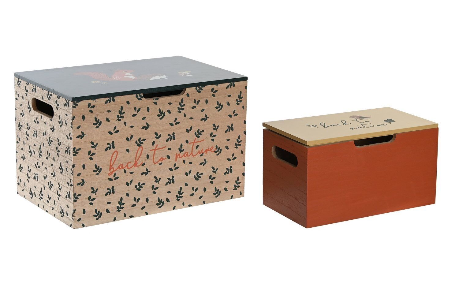 SCATOLA SET 2 MDF 28X18X18 MULTICOLORE LI203535