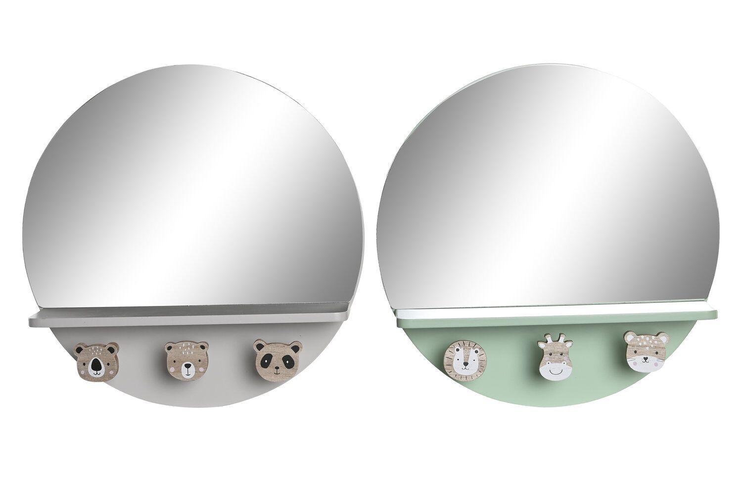 MDF MIRROR 35X9X35 COAT RACK SHELF 2 SURT. LI205902