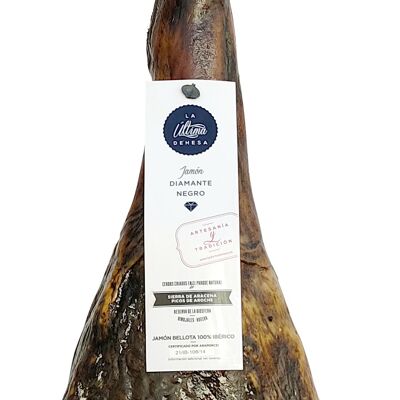 Prosciutto 100% Iberico di Bellota DIAMANTE NERO "ETICHETTA NERA", 8 - 9 kg