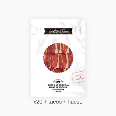 Paleta de Bellota 100% Ibérica DIAMANTE NEGRO "ETIQUETA NEGRA", loncheado en paquetes de 100 GR.