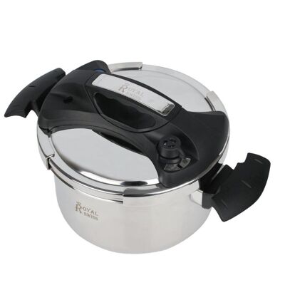 Cocotte Minute  En Inox - Intérieur En Pierre - 4 , 6 Et 8L