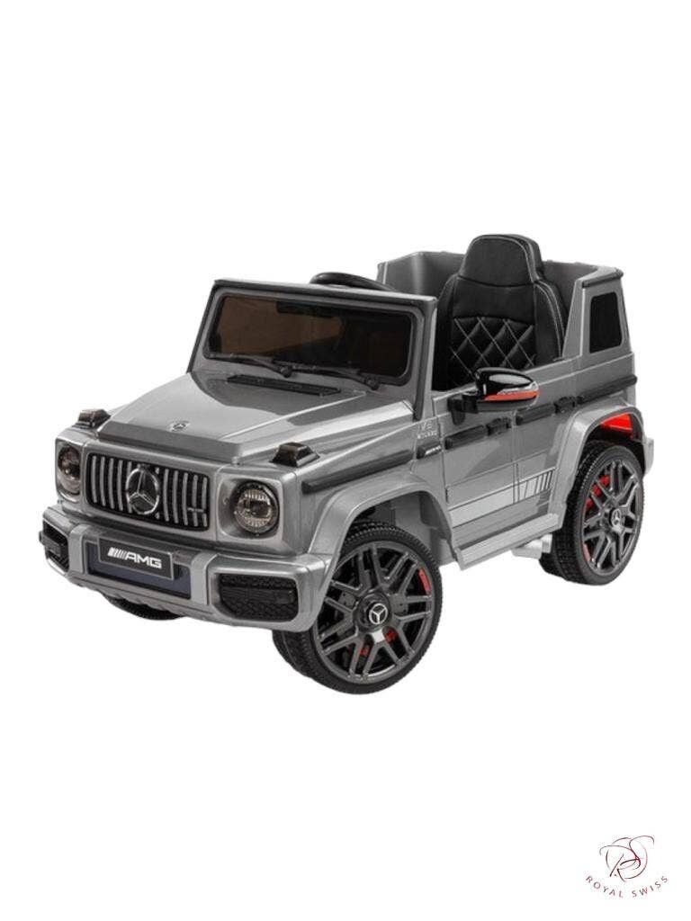 Voiture électrique enfants sous licence Mercedes-Benz AMG GTR 12V télécommande 2,4G max. 5 km/h 108 x 67 x 46 cm blanc - Jeux - Jouets