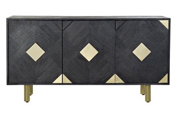 POIGNEE BUFFET 145X42X77 NOIR MB182708 8