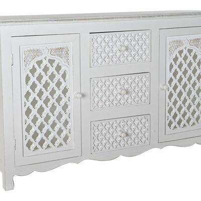 BUFFET MANGO SPIEGEL 122X39X77 WEISS MB182655