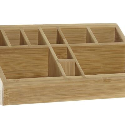 ORGANIZADOR BAMBU 23X9X10 10 COMPARTIMIENTOS LO181969