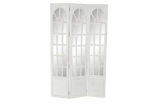 Biombo Mango Espejo 112X2X183 Ventana Blanco MB185012