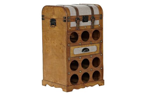 Botellero Alamo Pu 40X35X71 Beige MB182005