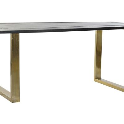 MESA COMEDOR MANGO METAL 180X89X75 NEGRO MB182709