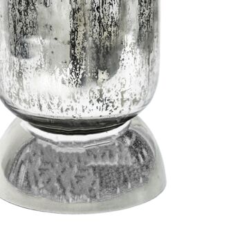 Ivyline Indoor Regency Vase à étages en métal argenté 3