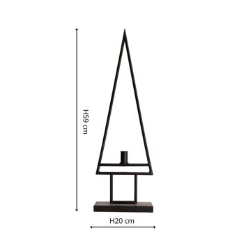 Ivyline Deco Table Top Arbre Bougeoir H59cm W20cm 2