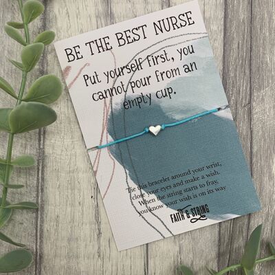 Meilleur bracelet d'infirmière, meilleur cadeau d'infirmière, cadeau de travailleur essentiel, cadeau d'infirmière, cadeau de jour d'infirmières, semaine d'appréciation d'infirmières