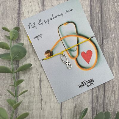 Nurse Superhero bracelet, nurse appreciation gift, nurse gift, nurses day gift, nurses appreciation week