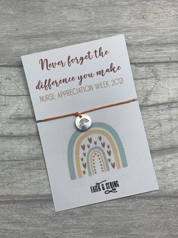 Bracelet de la semaine des infirmières 2021, cadeau d'appréciation d'infirmière, cadeau d'infirmière, cadeau de jour d'infirmières, semaine d'appréciation d'infirmières