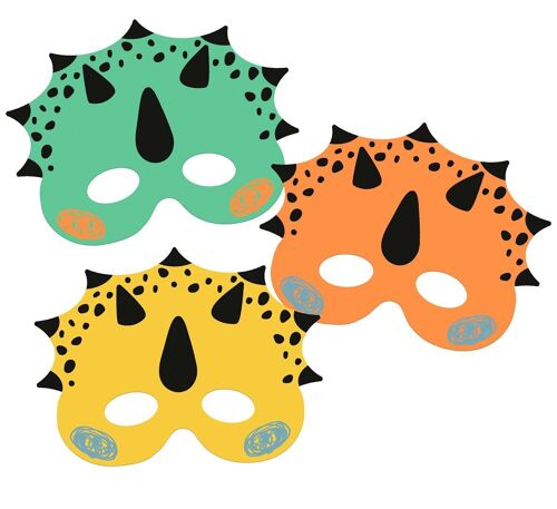 Masks Dino Roars - 6 pieces