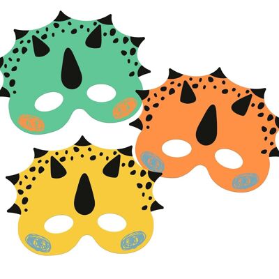 Masks Dino Roars - 6 pieces