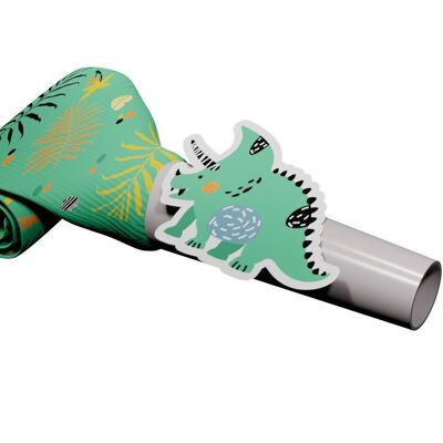 Party Blower Dino Roars 24cm - 6 pezzi