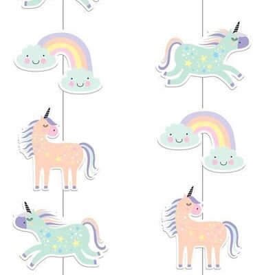Hanger Unicorns & Rainbows - 30x85 cm