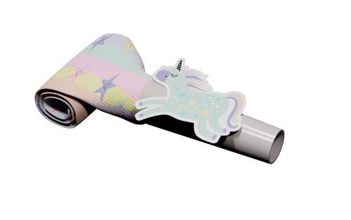 Party Blowers Unicorns & Rainbows 24cm - 6 pieces