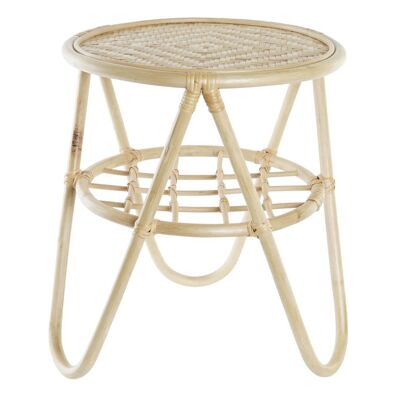 NATURAL BAMBOO SIDE TABLE 40X40X46 MB198863