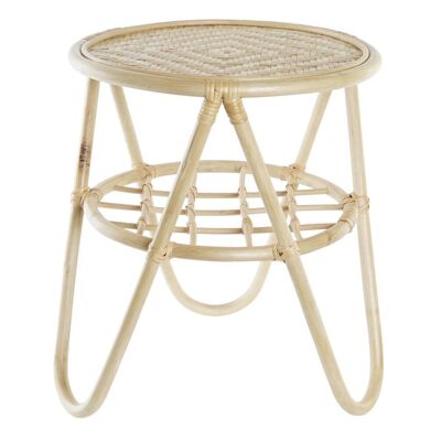 TABLE D'APPOINT EN BAMBOU NATUREL 40X40X46 MB198863