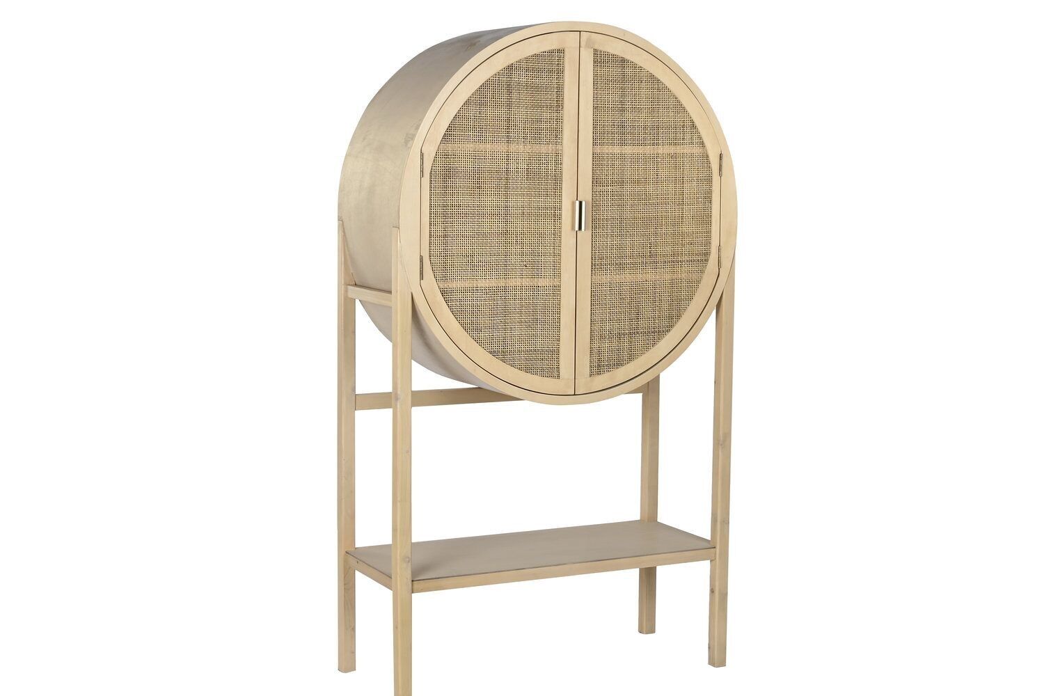 Aparador Paulownia Mdf 90X40X160 Natural MB199016