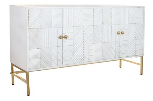 Buffet Mango Laton 157X43X84 Rombo Blanco MB200447