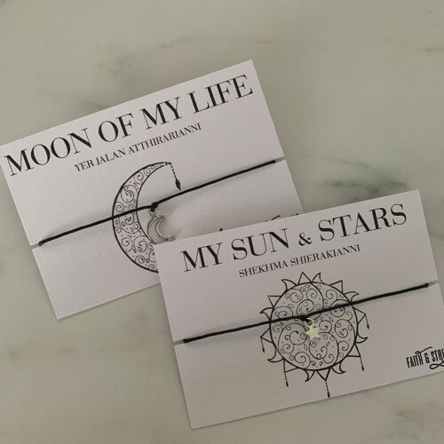 Game of Thrones Gift Moon of my life My Sun and Stars matching GOT friendship bracelets