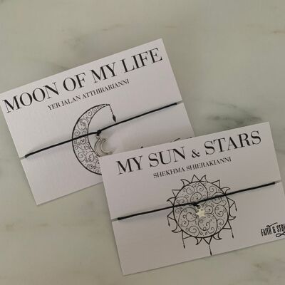 Game of Thrones Gift Moon of my life My Sun and Stars matching GOT friendship bracelets