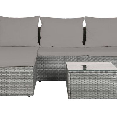 Canapé Set 2 Polyester Synthétique Rotin 195X130X62 MB200794