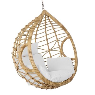 HANGING ARMCHAIR SYNTHETIC RATTAN 105X70X120 120KG S MB200840