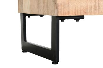 MEUBLE TV MANGO MÉTAL 150X40X65 NATUREL NATUREL MB200178 5