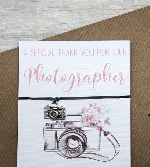 Wedding photographer gift, wedding photographer gift ideas, photographer gift, thank you photographer card, thank you gift photographer 2