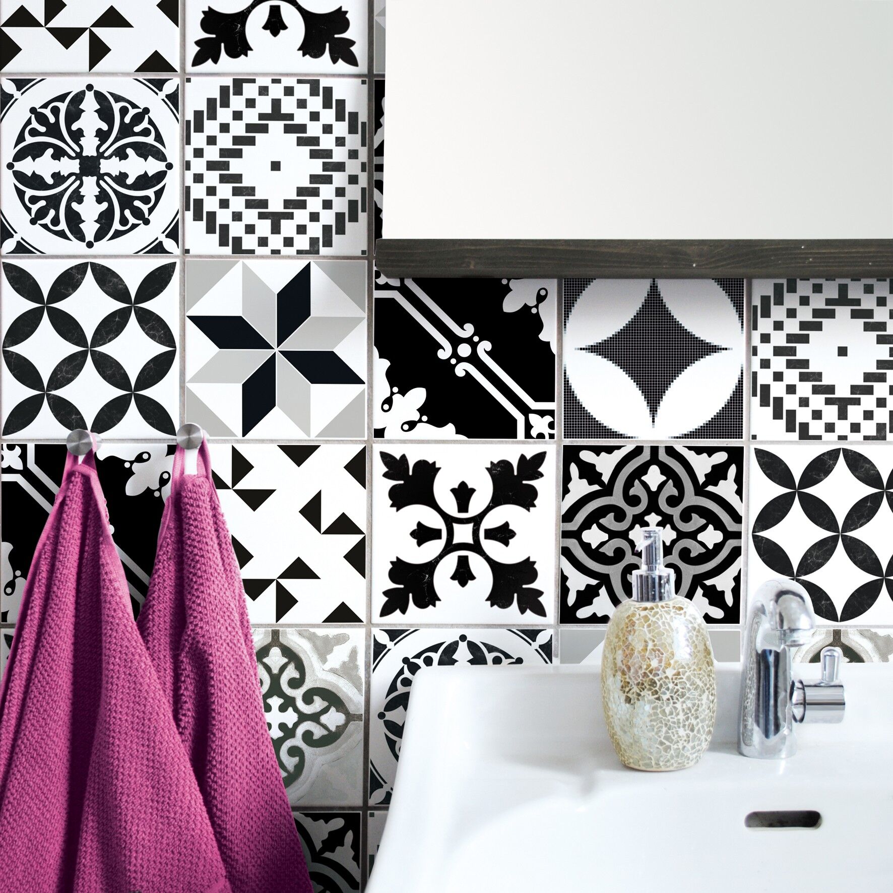 Bento 01 - Aufkleber für Fliesen