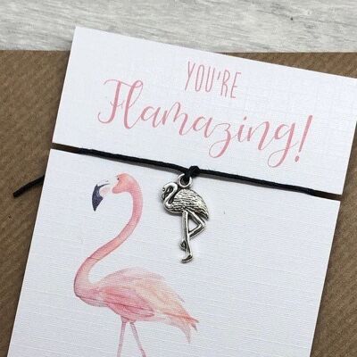Aufmuntern Geschenk, bestes Freundgeschenk, nachdenkliches Geschenk, inspirierend, an dich denken Flamingogeschenk Flamingogeschenk flammend